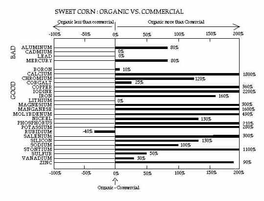 Sweet Corn: Organic vs. Commercial