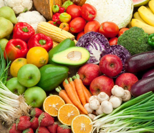 Raw Food fruits & vegetables