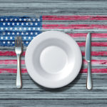 49949650 – American Flag Plate