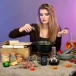 15964246 - witch making toxic soup