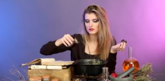 15964246 - witch making toxic soup